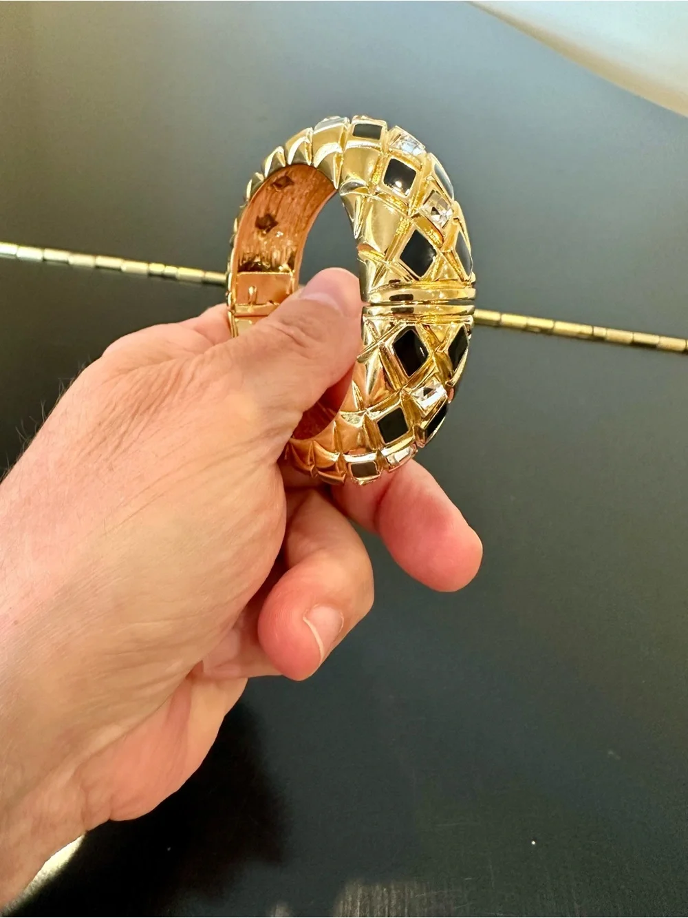 St. John Authentic Runway Vintage Retro Iconic Designer Formal Couture Bracelet